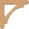 Ekena Millwork Legacy Craftsman Smooth Bracket w/ Offset Brace, Western Red Cedar, 7 1/2"W x 38"D x 38"H BKT0806X38X38LEC04SWR - alternate 4